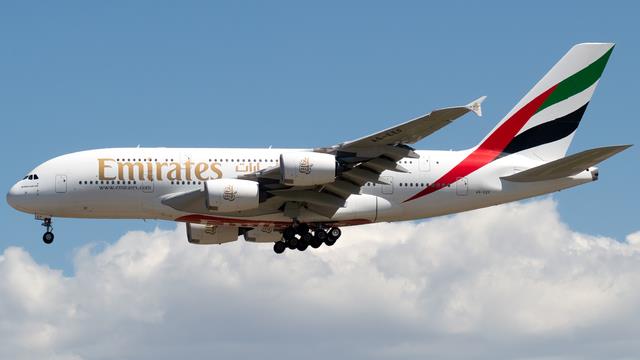 A6-EEF:Airbus A380-800:Emirates Airline